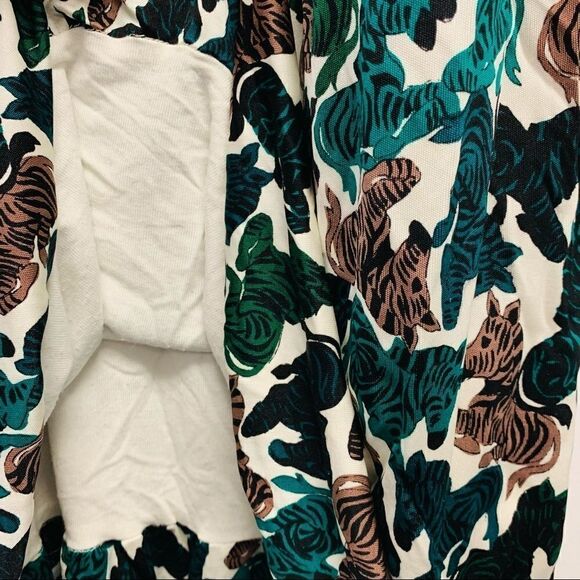 Julie Brown Sleeveless Zebra Print Knit Mumu, Med - Picture 10 of 10